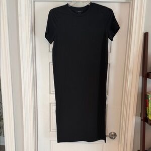 Classic Black T-Shirt Dress